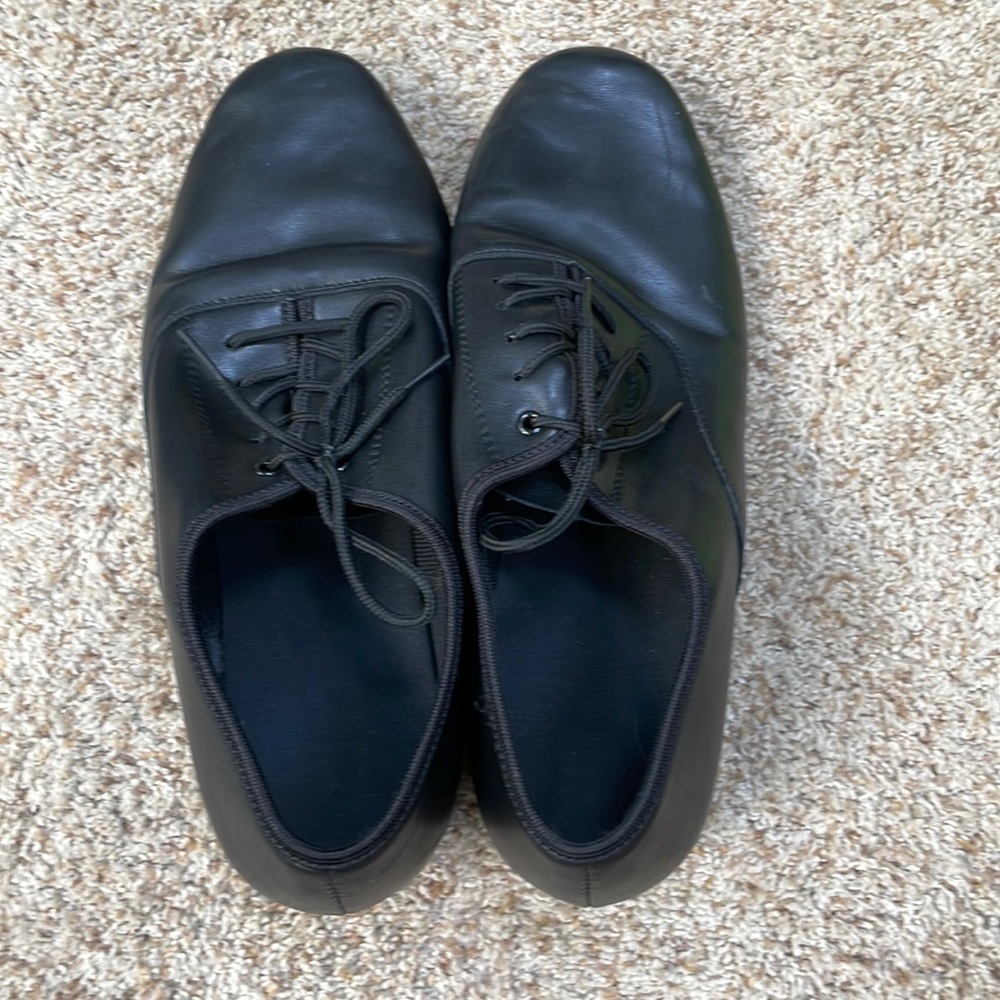 Mens black character shoes